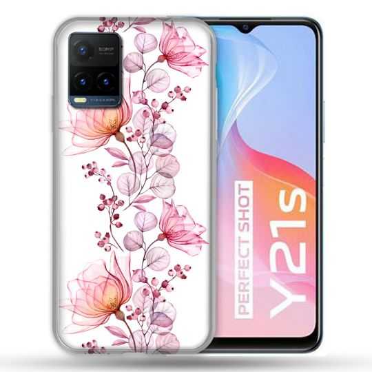 Coque Pour Vivo Y21 / Y21S / Y33S Fleur Eclosion