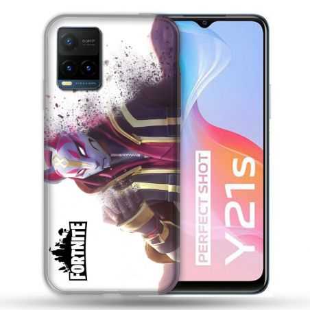 Coque Pour Vivo Y21 / Y21S / Y33S Fortnite Blanc