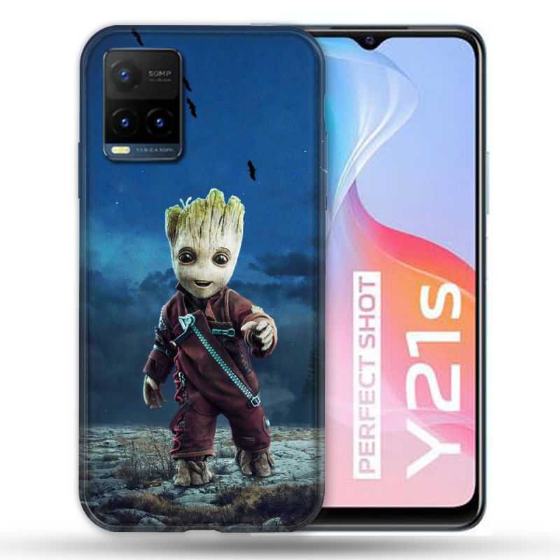 Coque Pour Vivo Y21 / Y21S / Y33S Groot Bleu