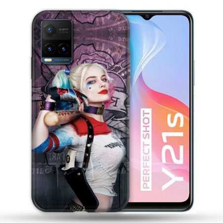 Coque Pour Vivo Y21 / Y21S / Y33S Harley Quinn Batte