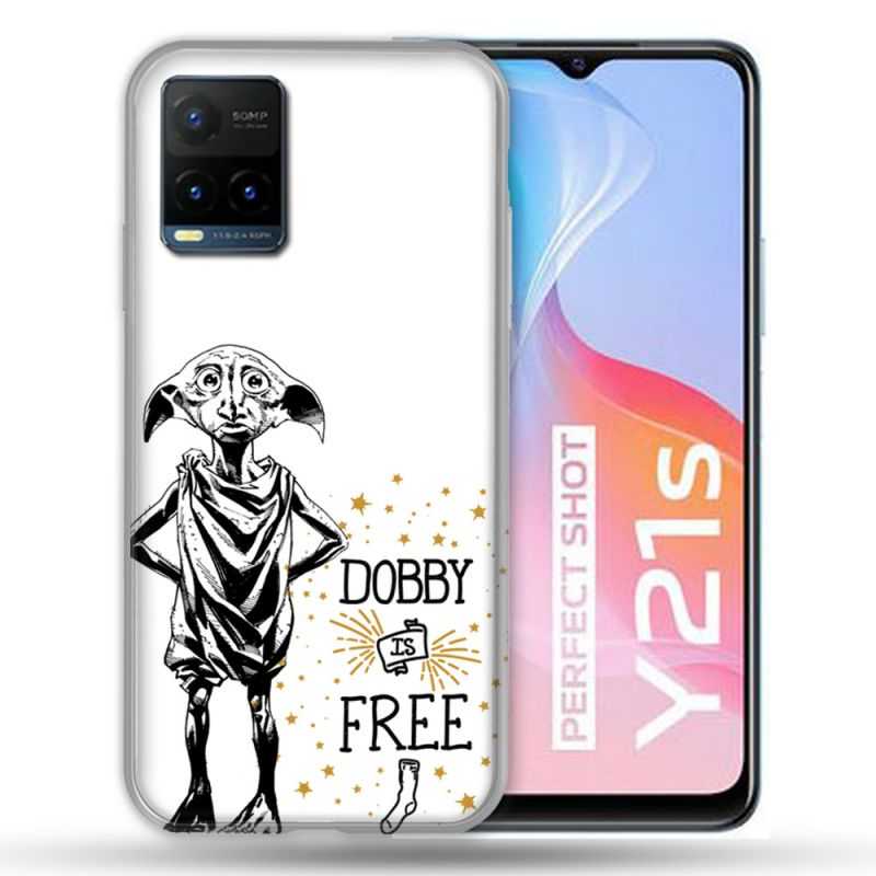 Coque Pour Vivo Y21 / Y21S / Y33S Harry Potter Dobby Free Blanc