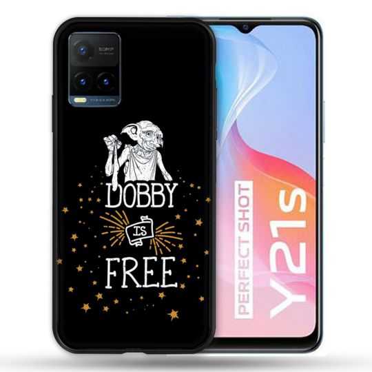 Coque Pour Vivo Y21 / Y21S / Y33S Harry Potter Dobby Free Noir