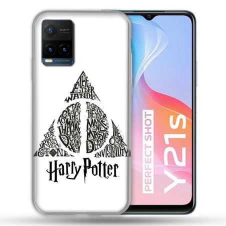 Coque Pour Vivo Y21 / Y21S / Y33S Harry Potter Hollows triangle Blanc