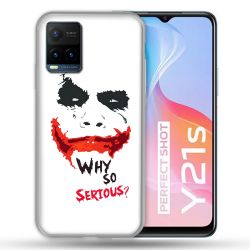 Coque Pour Vivo Y21 / Y21S / Y33S Joker Blanc