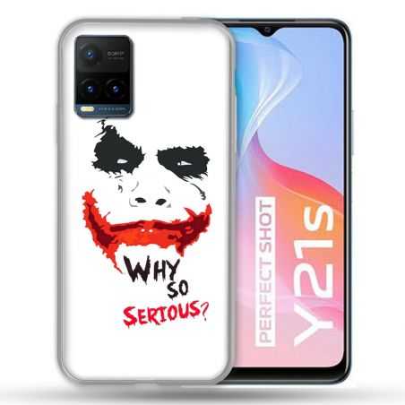 Coque Pour Vivo Y21 / Y21S / Y33S Joker Blanc