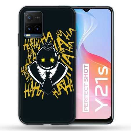 Coque Pour Vivo Y21 / Y21S / Y33S Manga Assassination Classroom Kuro Noir