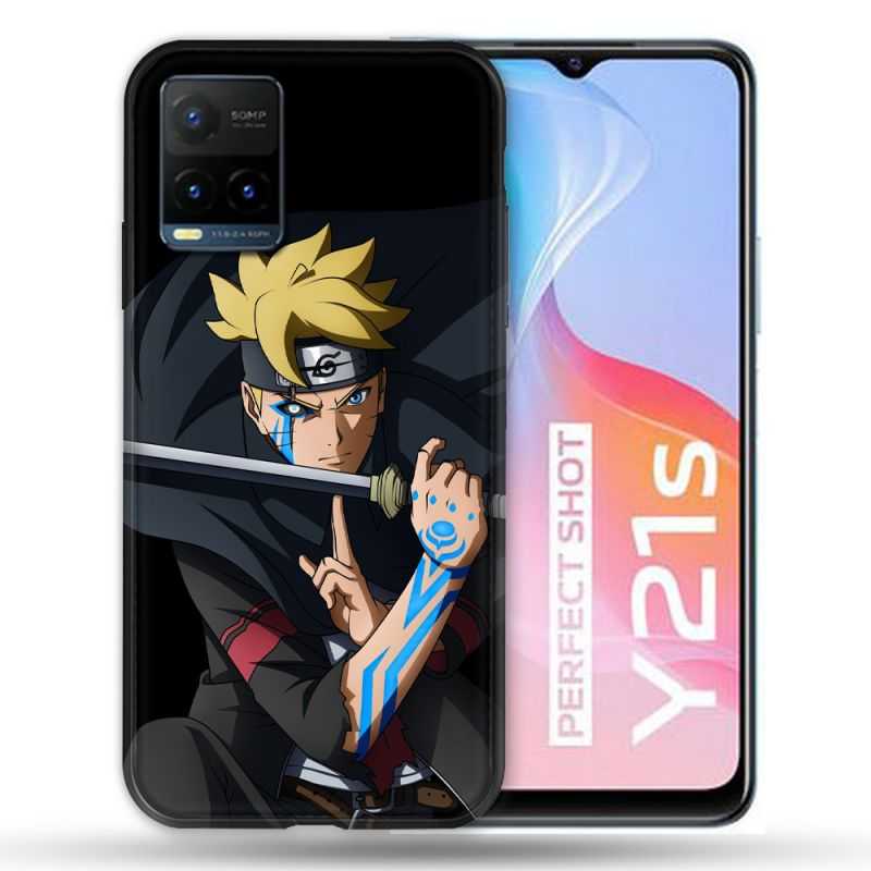Coque Pour Vivo Y21 / Y21S / Y33S Manga Boruto Tatouage