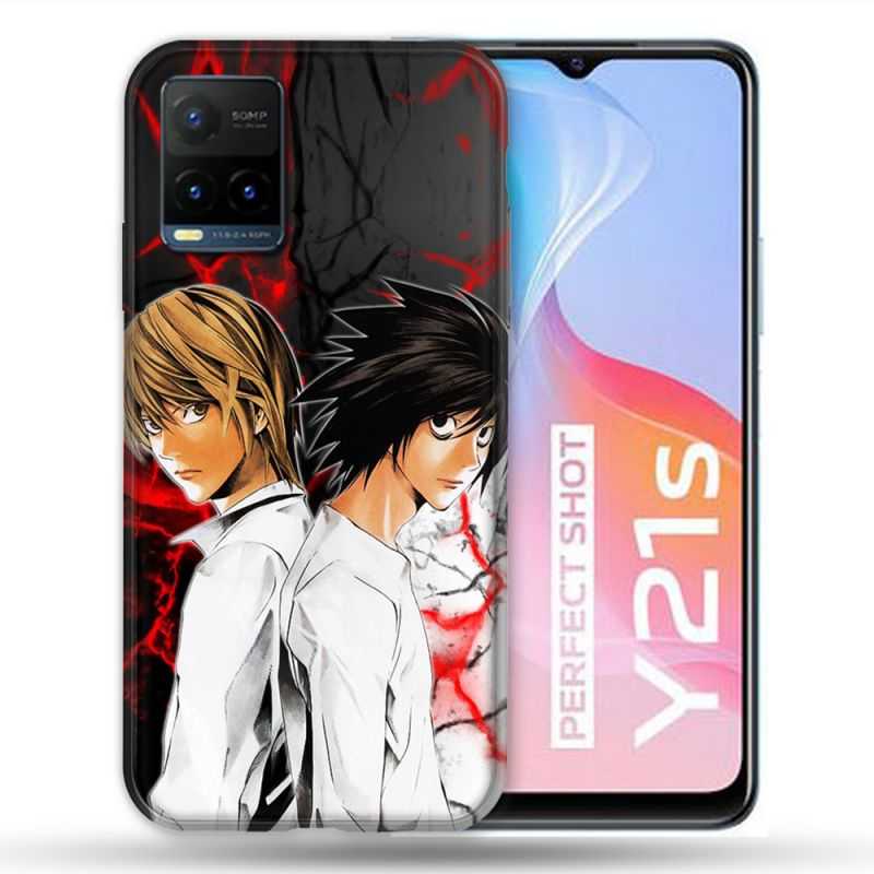 Coque Pour Vivo Y21 / Y21S / Y33S Manga Death Note Duo