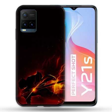 Coque Pour Vivo Y21 / Y21S / Y33S Manga Demon Slayer Electric