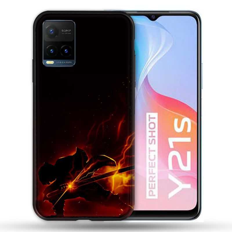 Coque Pour Vivo Y21 / Y21S / Y33S Manga Demon Slayer Electric