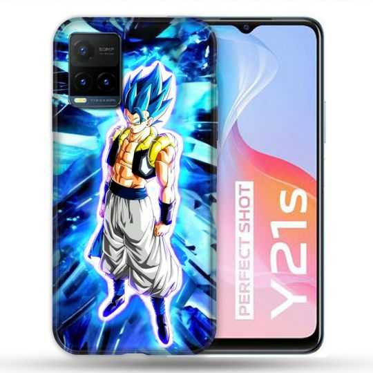 Coque Pour Vivo Y21 / Y21S / Y33S Manga Dragon Ball Gogeta Lumiere