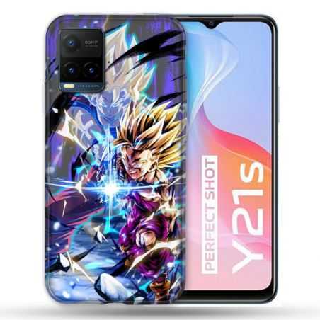 Coque Pour Vivo Y21 / Y21S / Y33S Manga Dragon Ball Sangohan Duo