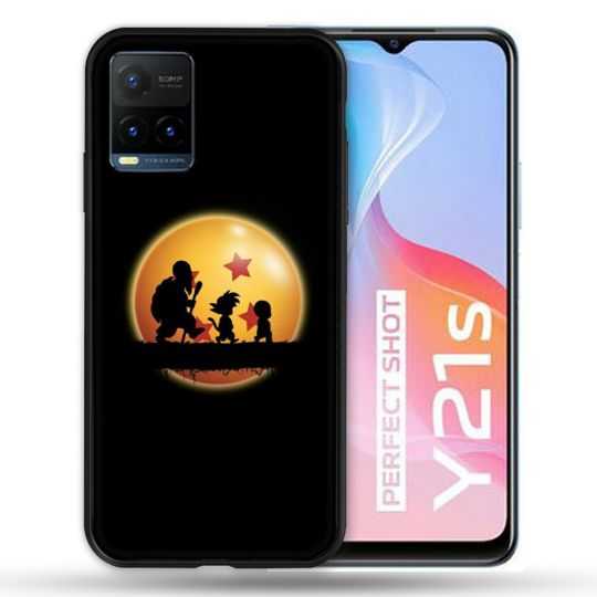 Coque Pour Vivo Y21 / Y21S / Y33S Manga Dragon Ball Vintage