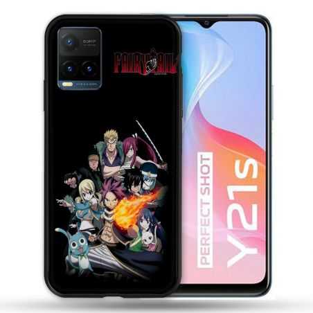 Coque Pour Vivo Y21 / Y21S / Y33S Manga Fairy Tail Logo Team