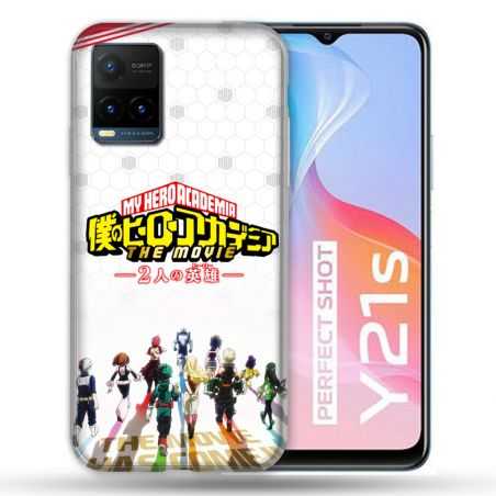 Coque Pour Vivo Y21 / Y21S / Y33S Manga My Hero Academia Blanc