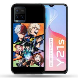 Coque Pour Vivo Y21 / Y21S / Y33S Manga My Hero Academia Noir