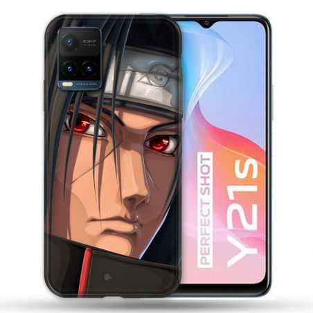 Coque Pour Vivo Y21 / Y21S / Y33S Manga Naruto Itachi Visage