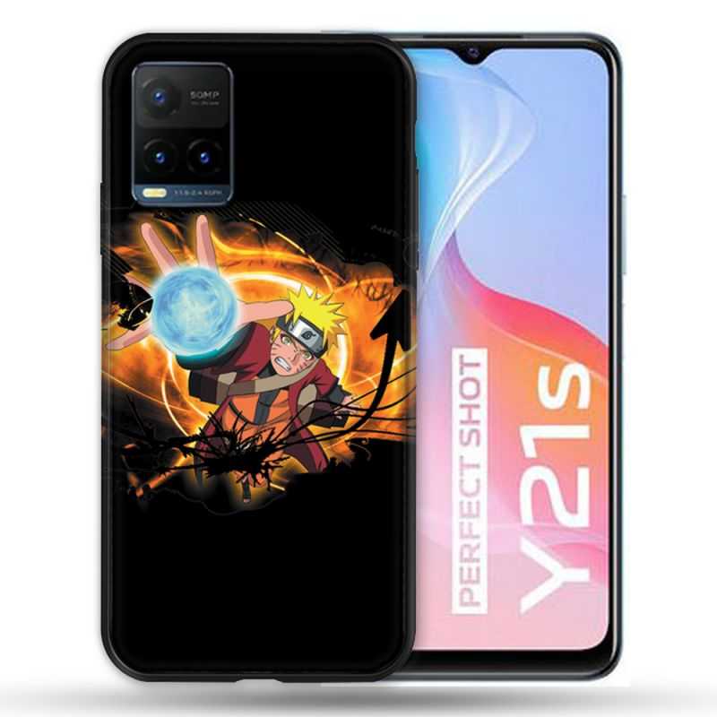 Coque Pour Vivo Y21 / Y21S / Y33S Manga Naruto Noir