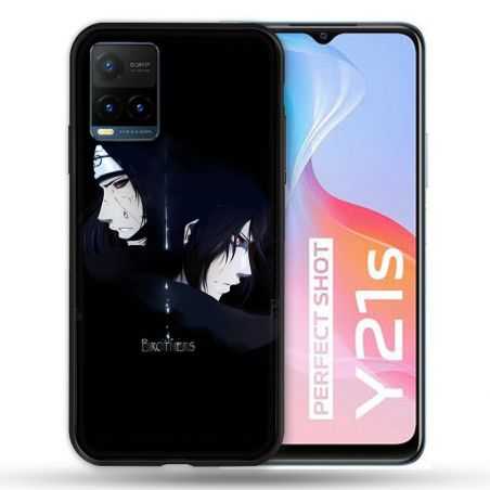 Coque Pour Vivo Y21 / Y21S / Y33S Manga Naruto Sasuke Itachi