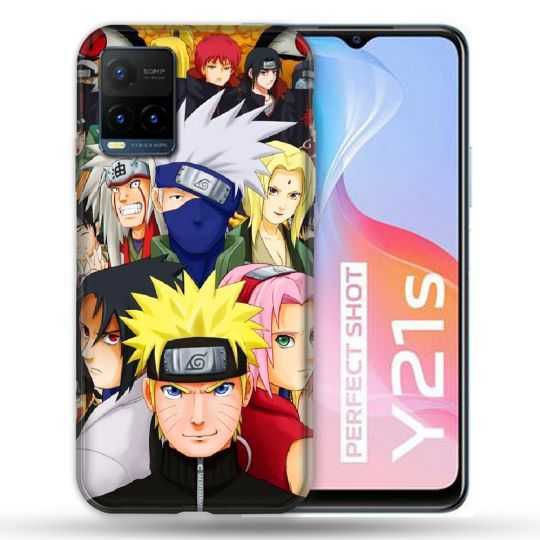 Coque Pour Vivo Y21 / Y21S / Y33S Manga Naruto Team