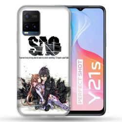 Coque Pour Vivo Y21 / Y21S / Y33S Manga SAO sword Art Online Blanc