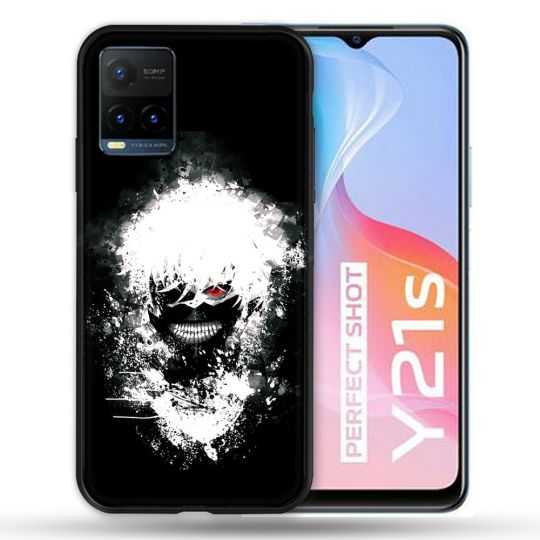 Coque Pour Vivo Y21 / Y21S / Y33S Manga Tokyo Ghoul Kaneki Tag