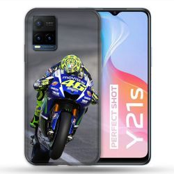Coque Pour Vivo Y21 / Y21S / Y33S Moto Course GP Wheeling 46