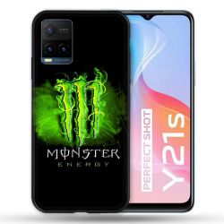 Coque Pour Vivo Y21 / Y21S / Y33S Monster Energy Vert