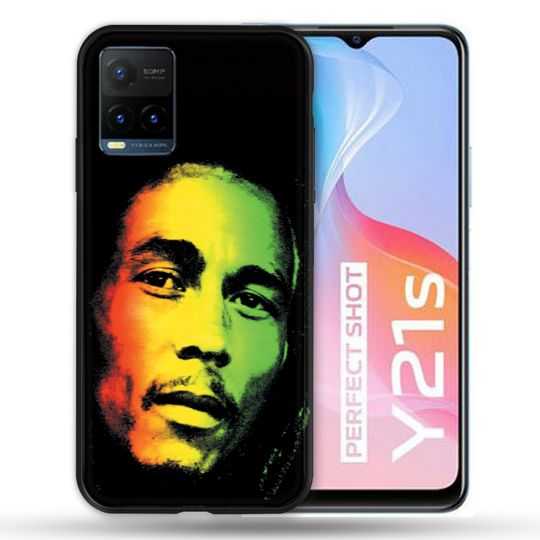 Coque Pour Vivo Y21 / Y21S / Y33S Musique Bob Marley 2