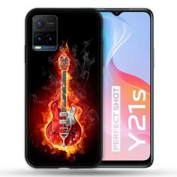 Coque Pour Vivo Y21 / Y21S / Y33S Musique Guitare Electrique