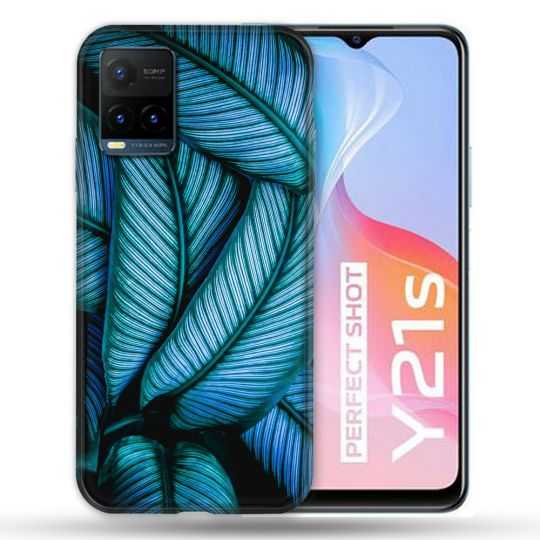 Coque Pour Vivo Y21 / Y21S / Y33S Nature Feuille Palmier