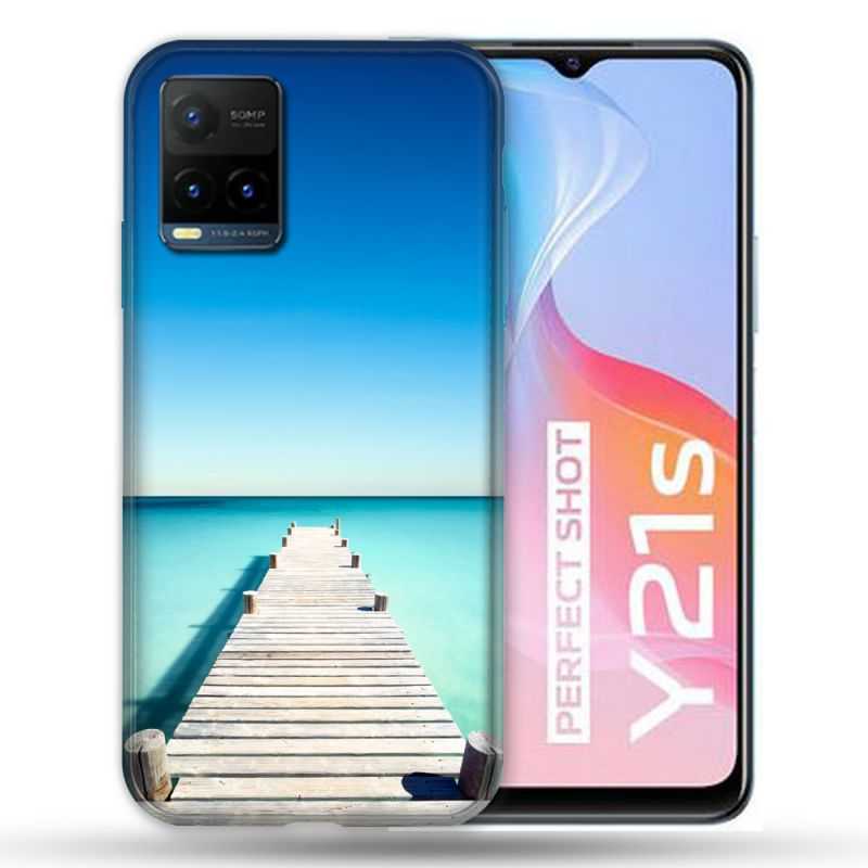 Coque Pour Vivo Y21 / Y21S / Y33S Nature Pont Mer