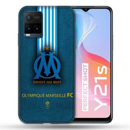 Coque Pour Vivo Y21 / Y21S / Y33S Olympique Marseille OM Bande