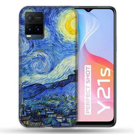 Coque Pour Vivo Y21 / Y21S / Y33S Peinture La nuit étoilée