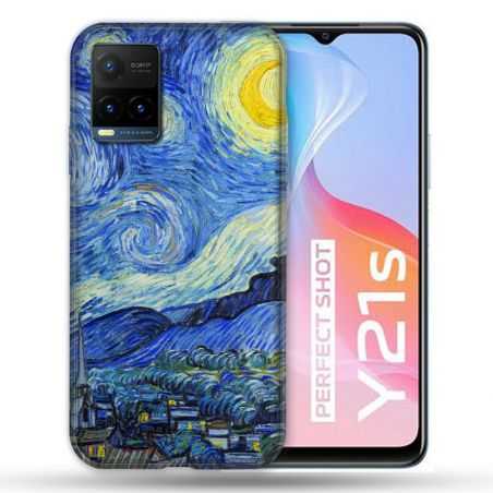 Coque Pour Vivo Y21 / Y21S / Y33S Peinture La nuit étoilée