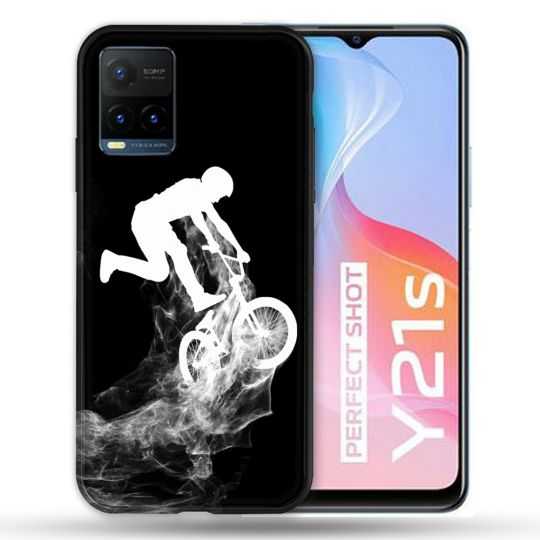 Coque Pour Vivo Y21 / Y21S / Y33S Sport VTT Noir