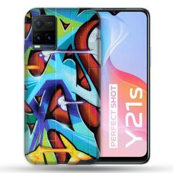 Coque Pour Vivo Y21 / Y21S / Y33S Street Art Graf Color