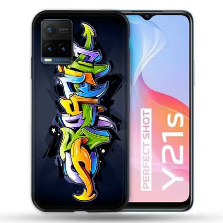 Coque Pour Vivo Y21 / Y21S / Y33S Street Art Graffiti