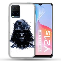 Coque Pour Vivo Y21 / Y21S / Y33S Star Wars - Dark Vador Blanc