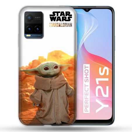 Coque Pour Vivo Y21 / Y21S / Y33S Star Wars - Yoda bebe soleil