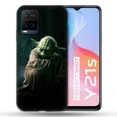 Coque Pour Vivo Y21 / Y21S / Y33S Star Wars - Yoda sombre