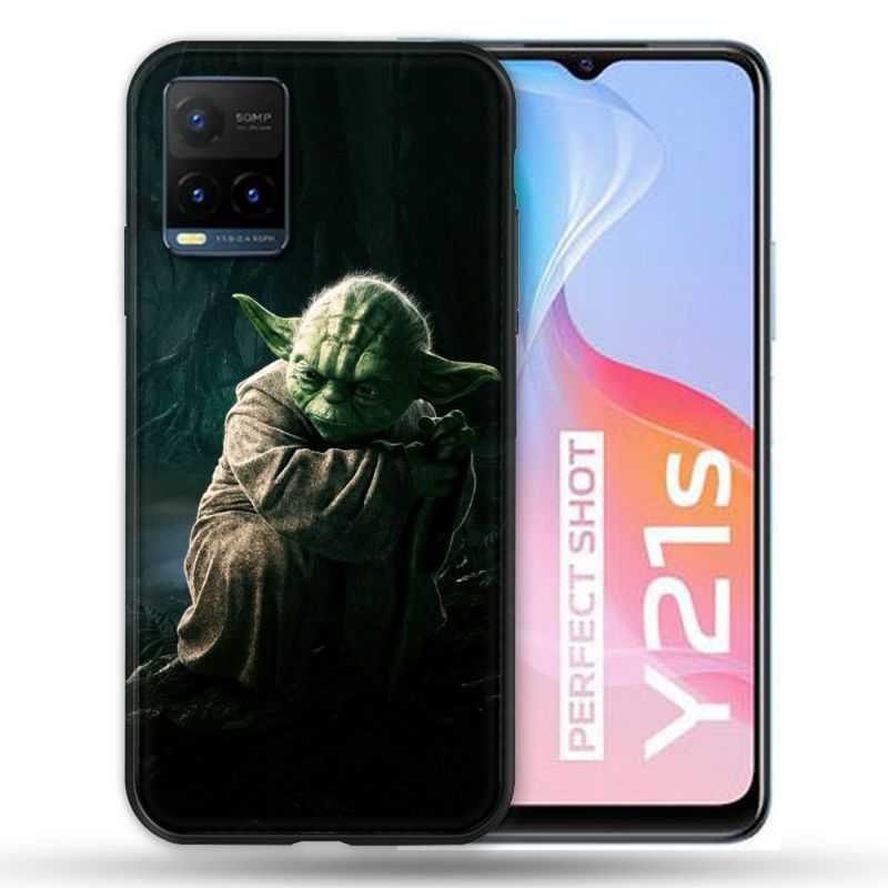 Coque Pour Vivo Y21 / Y21S / Y33S Star Wars - Yoda sombre