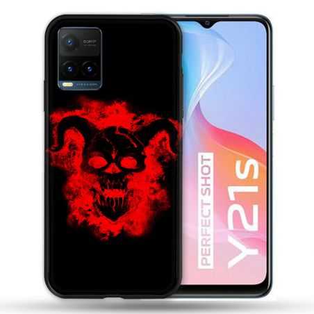 Coque Pour Vivo Y21 / Y21S / Y33S Tete de Mort Diable