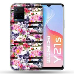 Coque Pour Vivo Y21 / Y21S / Y33S Tete de Mort Pattern