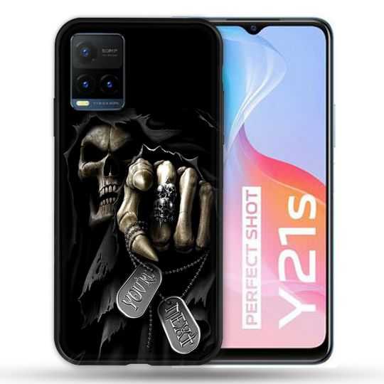 Coque Pour Vivo Y21 / Y21S / Y33S Tete de Mort Your Next
