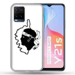 Coque Pour Vivo Y21 / Y21S / Y33S Voyage Corse Blanc