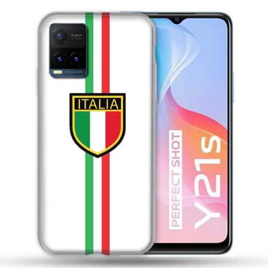 Coque Pour Vivo Y21 / Y21S / Y33S Voyage Italie 3 Blanc
