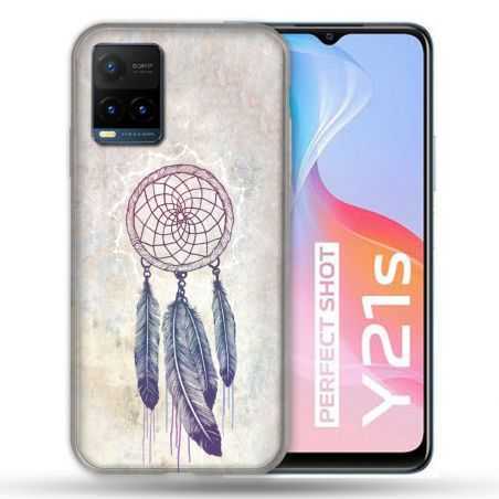 Coque Pour Vivo Y21 / Y21S / Y33S Zen Attrape Reve Blanc
