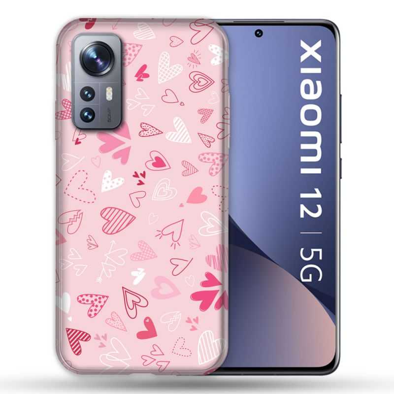Coque Pour Xiaomi 12 Amour Ptis Coeurs