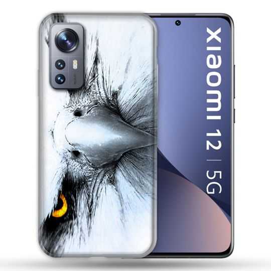 Coque Pour Xiaomi 12 Animal Aigle Royal Blanc